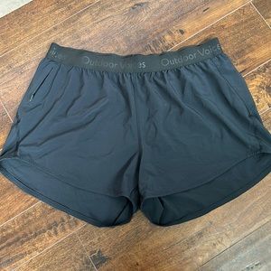 Outdoor Voices XL Relay 3” 3 inch Black Running Shorts Women